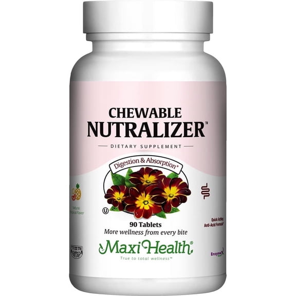 Maxi Health Kosher Chewable Nutralizer - 90 Tablets