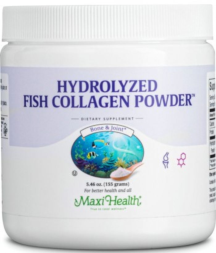 Maxi Health Kosher Hydrolyzed Fish Collagen Powder 10.75 oz