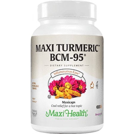 Maxi Health Kosher Maxi Turmeric BCM-95 - 120 MaxiCaps
