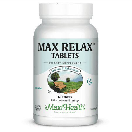 Maxi Health Max Relax – Natural Sleep Aid with Valerian & Magnesium – 60 Tablets