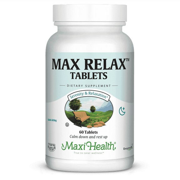 Maxi Health Max Relax Natural Sleep Aid with Valerian & Magnesium 60 Tablets