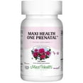 thumbnail image 1 of Maxi Health One Prenatal – Women’s Multivitamin with Iron – Pregnancy & Fetal Health Support – 120 Tablets, 1 of 9