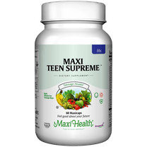 Maxi Health Teen Supreme His Multivitamin for Boys, Immune & Bone Support, 60 Capsules, Gluten-Free