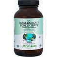 thumbnail image 1 of Maxi Health - Triple Omega-3 Fish Oil + Vitamin D3 - Heart & Brain Health - 90 Softgels - Kosher, 1 of 8