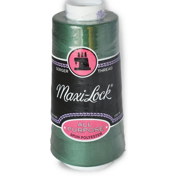 Maxi Lock All Purpose Thread Churchill Green 3000 YD Cone MLT-015