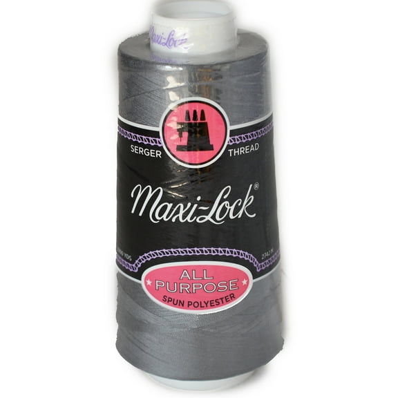 Maxi Lock All Purpose Thread Dark Grey 3000 YD Cone MLT-018