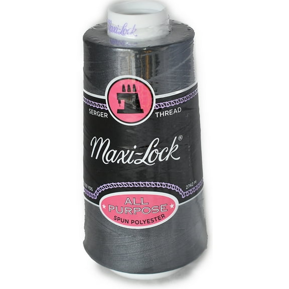 Maxi Lock All Purpose Thread Graphite 3000 YD Cone MLT-026