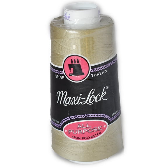 Maxi Lock All Purpose Thread Khaki 3000YD Cone MLT-028