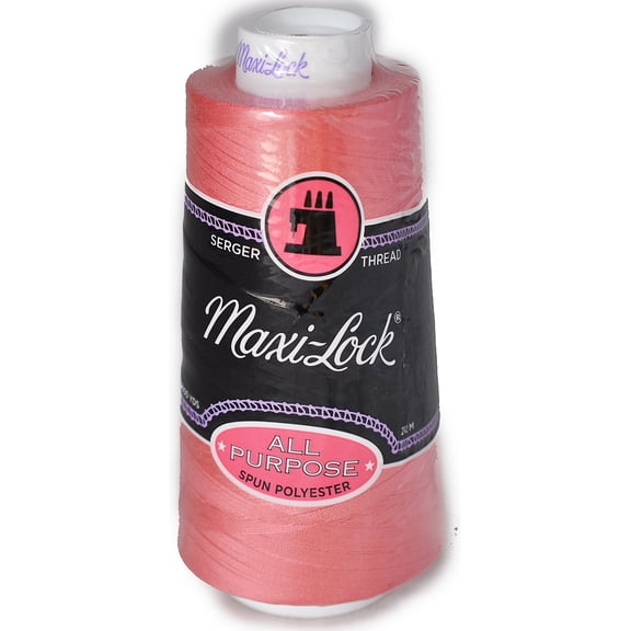 Maxi Lock All Purpose Thread Pink Coral 3000 YD Cone MLT-052