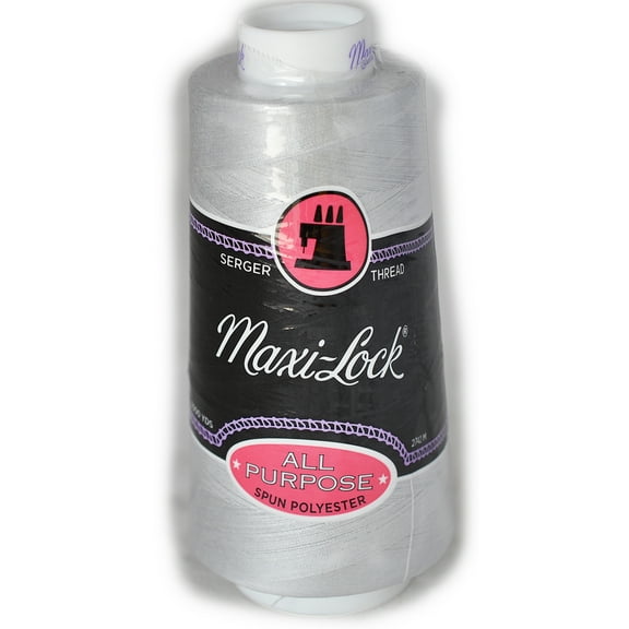 Maxi Lock All Purpose Thread Silber 3000 YD Cone MLT-064
