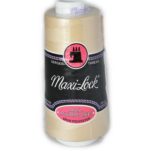 Maxi Lock Alll Purpose Thread Natural 3000 YD Cone MLT-040