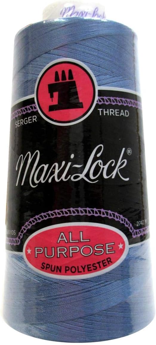 Maxi Lock Cone 3000 YardsChicory Thread Spool