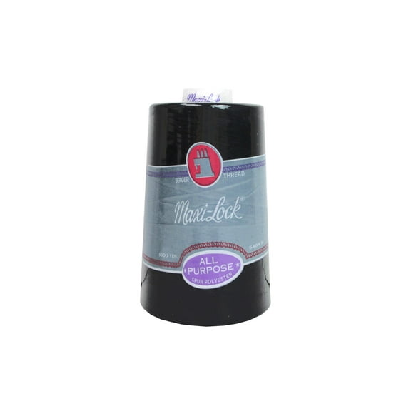 Maxi-Lock Thread - Black, 6000 yd Spool