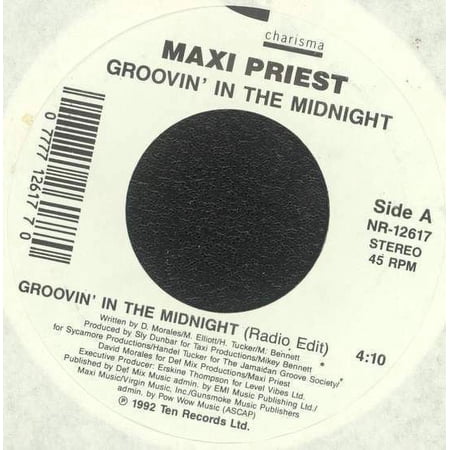 Maxi Priest - Groovin' In The Midnight - 7"