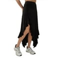 thumbnail image 1 of Maxi Ruffle Drape Skirt, 1 of 6
