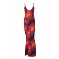 thumbnail image 1 of Maxi Skirt Set Floral Print Halter Top Maxi Skirt Going Out Outfits for Women Color S, 1 of 7