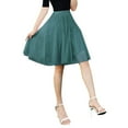 thumbnail image 1 of Maxi Skirts for Women High Knee Skirt Pleated Length Skirt Dancing Adult Skirt Womens Clothes Army Green One Size, 1 of 4