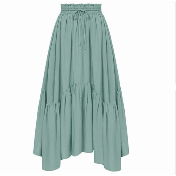 Maxi Skirts for Women High Waist Renaissance Skirt Long Skirt with Pockets