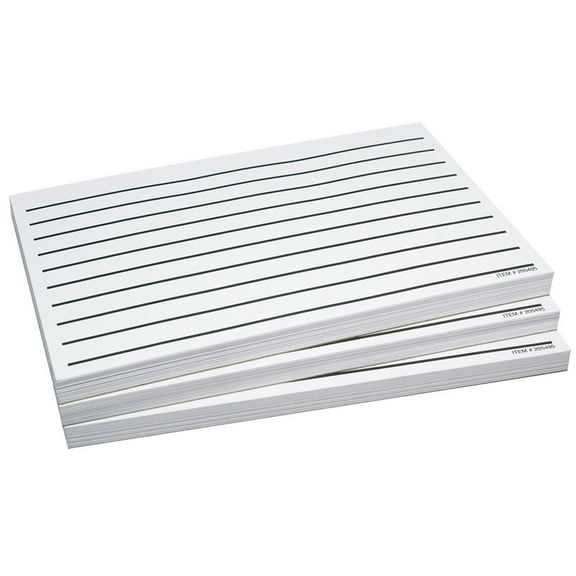MaxiAids Low Vision Thick Line Filler Paper, 5.5in x 8.5in, 100 Sheets, 300 Count, 3 Pack