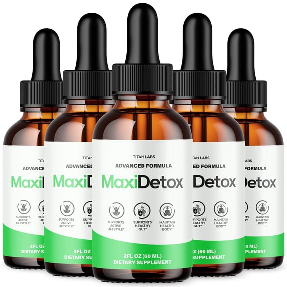 MaxiDetox Advanced Formula Drops to Support Active Lifestyle Maxi Detox 150 Servings