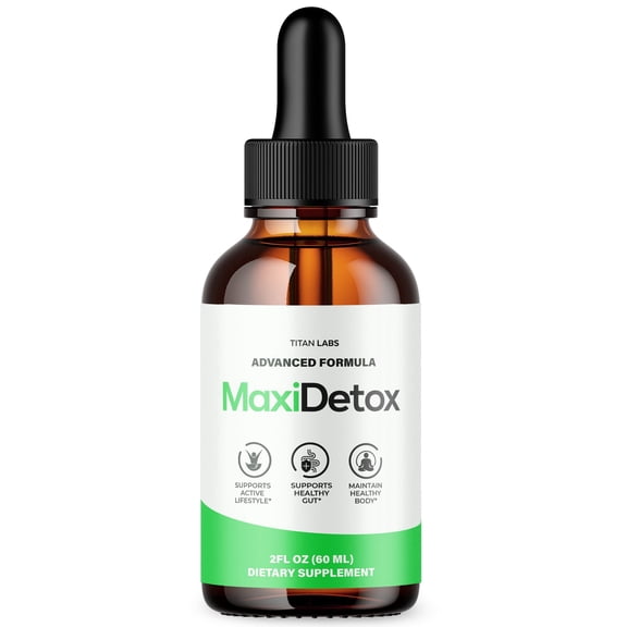 MaxiDetox Advanced Formula Drops to Support Active Lifestyle Maxi Detox 30 Servings