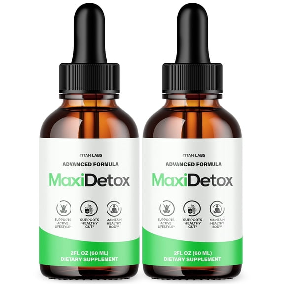 MaxiDetox Advanced Formula Drops to Support Active Lifestyle Maxi Detox 60 Servings