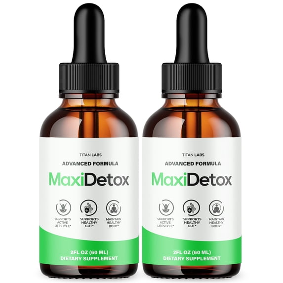 MaxiDetox Advanced Formula Drops to Support Active Lifestyle Maxi Detox 60 Servings
