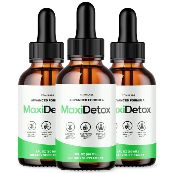 MaxiDetox Advanced Formula Drops to Support Active Lifestyle Maxi Detox 90 Servings