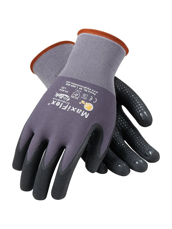 MaxiFlex Endurance Nitrile Gloves Gray/Black 34-844/XL