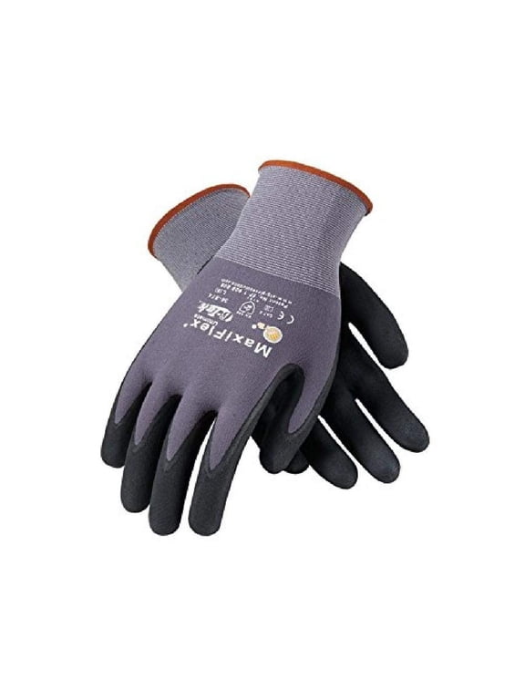 PIP 34-874/XS Maxi Flex Ultimate 34874 Foam Nitrile Palm Coated Gloves, Gray, XS Pack of 12