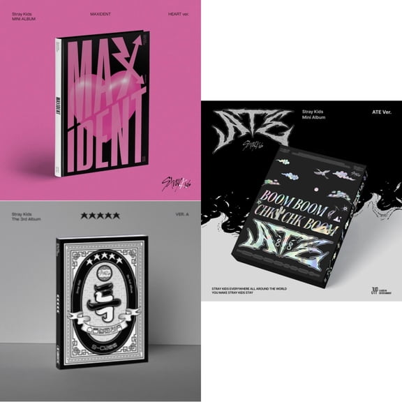 Maxident (Heart Version) & 5-Star (Ver. A) & Ate (Ate Ver.) [CD Bundle]
