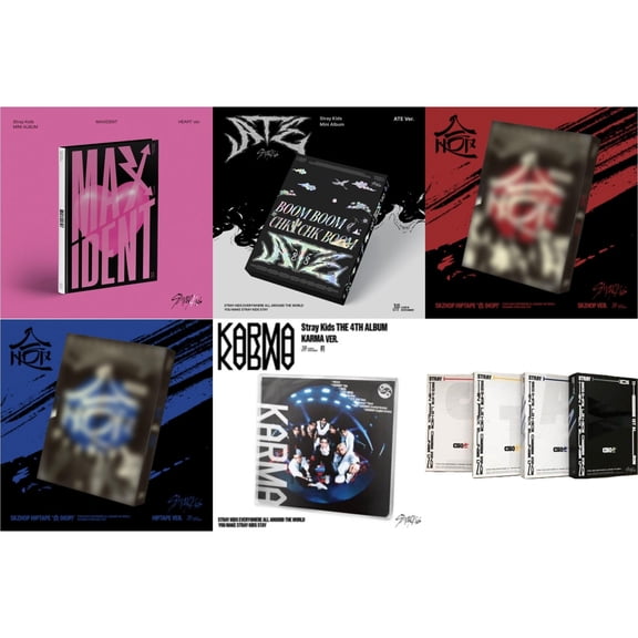 Maxident (Heart Version) & Ate (Ate Ver.) & Hop (Skzhop Ver.) & Hop (Hiptape Ver.) & Karma (Karma Ver.) & Go: Volume 1 (Normal Edition) [CD Bundle]