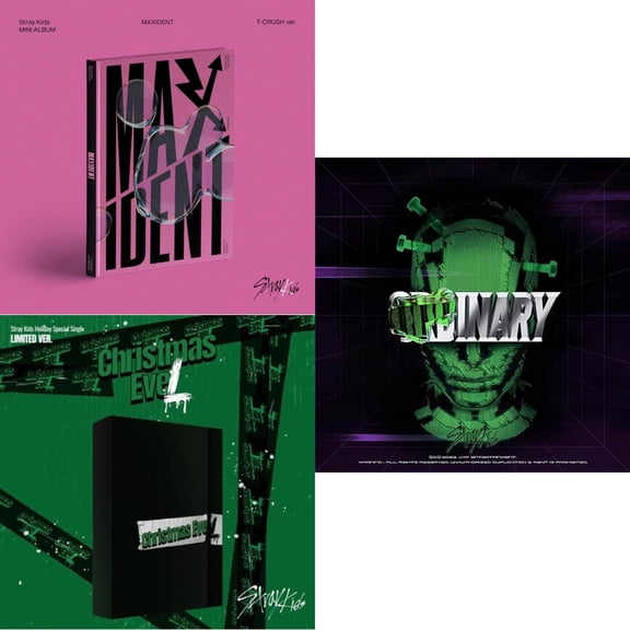 Maxident (T-Crush Version) & Holiday Special Single Christmas Evel (Normal Ver.) & Oddinary (Scanning Version/Mask Off Version/Normal Edition) [CD Bundle]