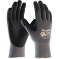 thumbnail image 1 of MaxiFlex Ultimate Nitrile Grip Work Gloves 34-874 - Large - 3 Pair, Black, 1 of 1