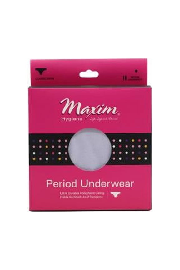 1-041326-1 Classic Bikini Period Underwear, Lilac - Medium & 2XL