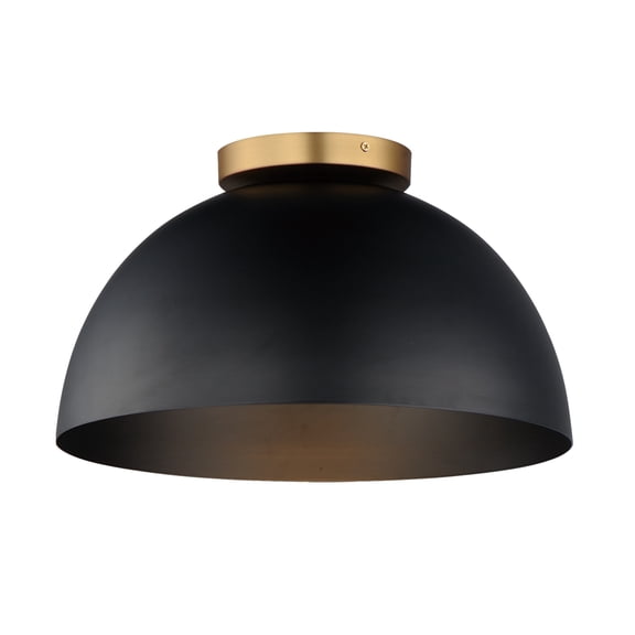 Maxim 10029 Thelonious 16" Wide Flush Mount Ceiling Fixture - Black