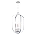 thumbnail image 1 of 10034SN Maxim Lighting Provident-4 Light Chandelier-14.5 Inches wide by 23.5 inches high-Satin Nickel Finish    -Traditional Installation, 1 of 5