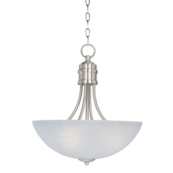 Maxim 10044FTSN Logan 3-Light Pendant, Satin Nickel