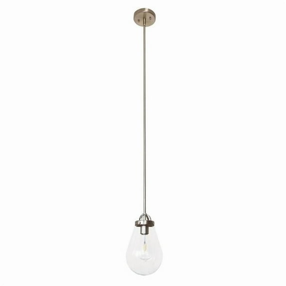 Maxim 10094CLSN 7 in. Nyla 1 Light Satin Nickel Single Pendant Ceiling Light