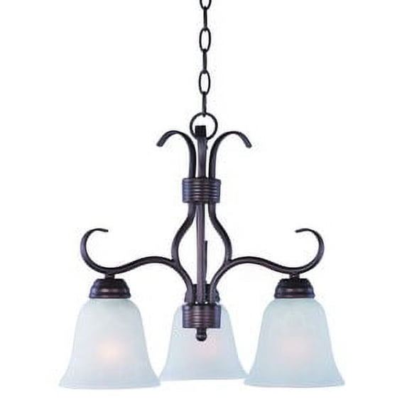 Maxim 10122 Basix 19" Wide 3 Light Chandelier