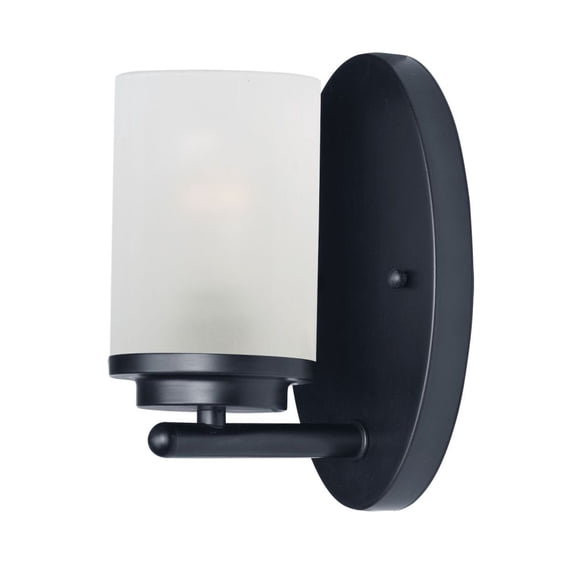 Maxim 10211FTBK Corona 1-Light Wall Sconce, Black