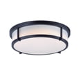 thumbnail image 1 of Maxim 10270WTBK 17 in. Rogue 3 Light Black Flush Mount Ceiling Light, 1 of 5