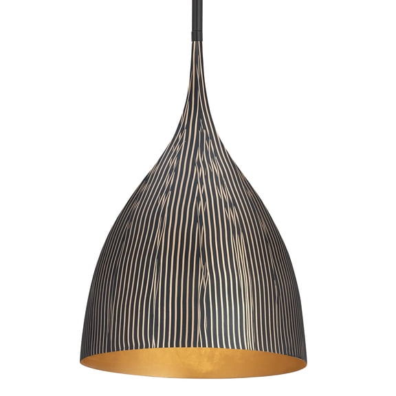 Maxim 10912BKGLD Fleur 12" Wide Pendant - Gold