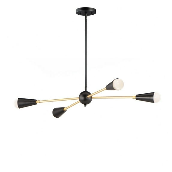 4 Light Pendant Maxim Lighting 11264Bksbr
