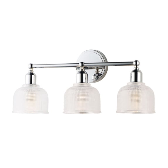 Maxim 11323CLPC Hollow 3-Light Bath Vanity Wall Light, Polished Chrome