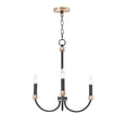 thumbnail image 1 of 11373BKAB Maxim Lighting Charlton - 3 Light Chandelier, 1 of 5