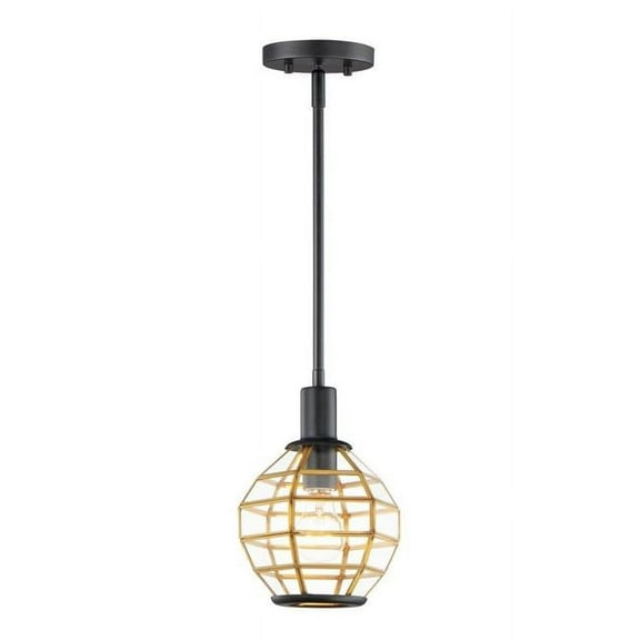 -1 Light Mini Pendant-7.5 Inches Wide By 10.5 Inches High Maxim Lighting 11541Bkbub