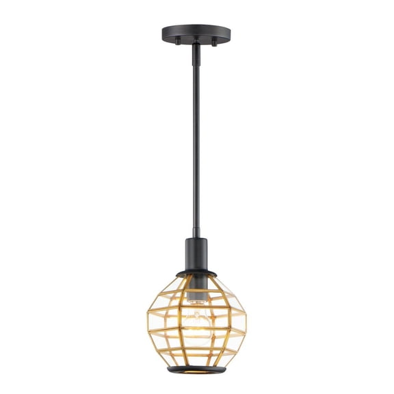 -1 Light Mini Pendant-7.5 Inches Wide By 10.5 Inches High Maxim Lighting 11541Bkbub