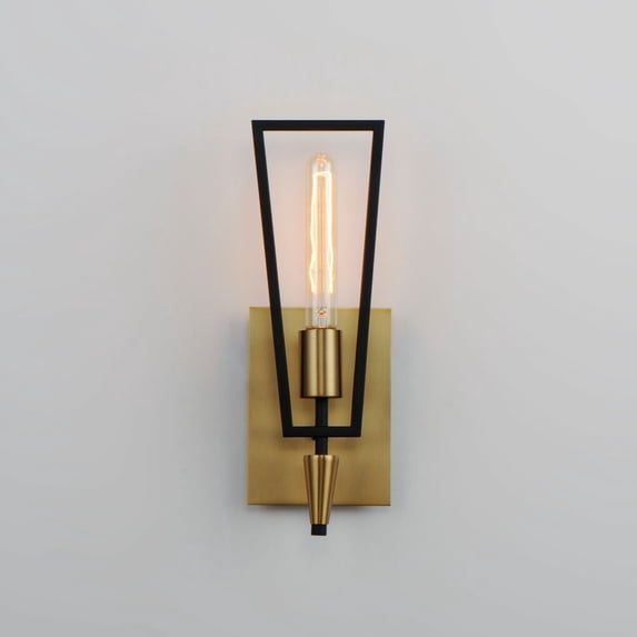 11651BKSBR Maxim Lighting Wings - 1 Light Wall Sconce