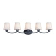 thumbnail image 1 of Maxim 11835SWBK 38 in. Shelter 5 Light Black Bath Vanity Wall Light, 1 of 5
